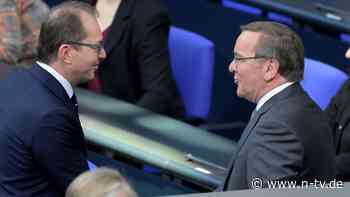 "Sie haben kein Gewissen": Pistorius kritisiert Unions-Verhandler scharf