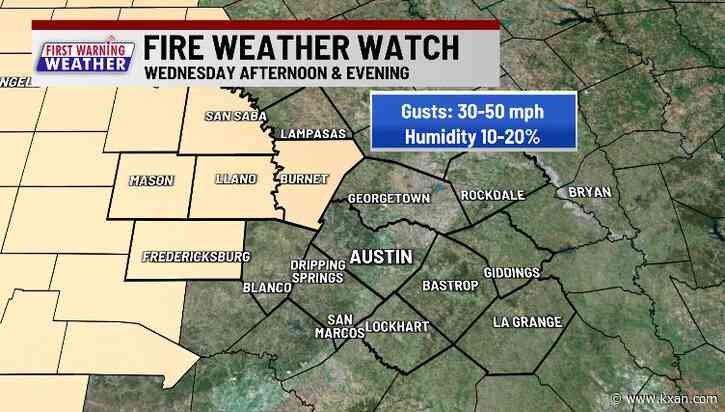 Big warm-up as fire danger returns Wednesday