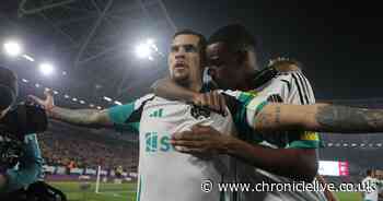 Bruno Guimaraes leaves West Ham screaming as Newcastle United fans unleash hilarious Tindall chant