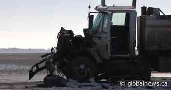 4 injured in 3-vehicle collision, stretch of Highway 19 closed near Edmonton airport
