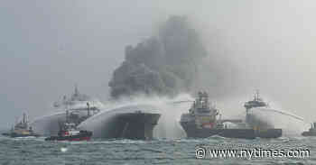 One Person Missing After Oil Tanker and Container Ship Collide in the North Sea