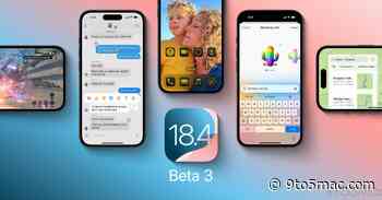 Apple releases iOS 18.4 beta 3 for testing