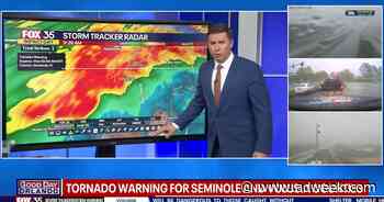 Tornado Sends Orlando Fox Station’s Staff Scrambling While Station Live On-Air