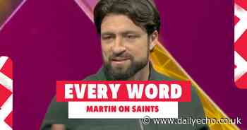 Every word Martin said on Saints sacking, recruitment and mistakes in first interview