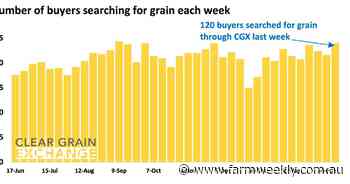 More than 100 buyers went searching for Aussie grain to buy last week