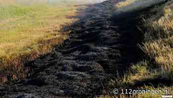 Bermbrand in Onderdendam snel geblust