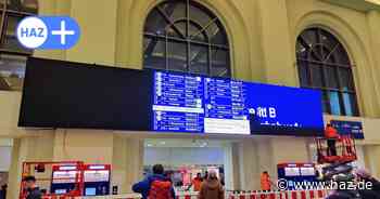 Hauptbahnhof Hannover: Deutsche Bahn installiert neue Anzeigetafeln