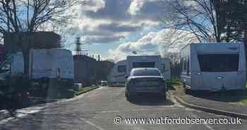 Caravans leave former swimming pool site after legal action threat