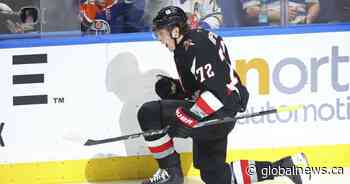 Thompson scores twice, Sabres beat Oilers 3-2 to snap 6-game losing skid