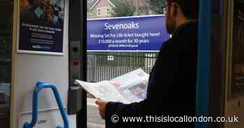 Sevenoaks station search to find lottery winner of £10k a month for 30 years