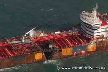 Man arrested on suspicion of manslaughter over North Sea ship collision - police statement