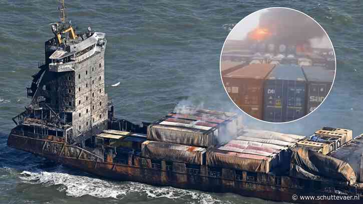 Bemanningslid Solong filmt vlammenzee vlak na aanvaring: ‘Lord, Lord help us’