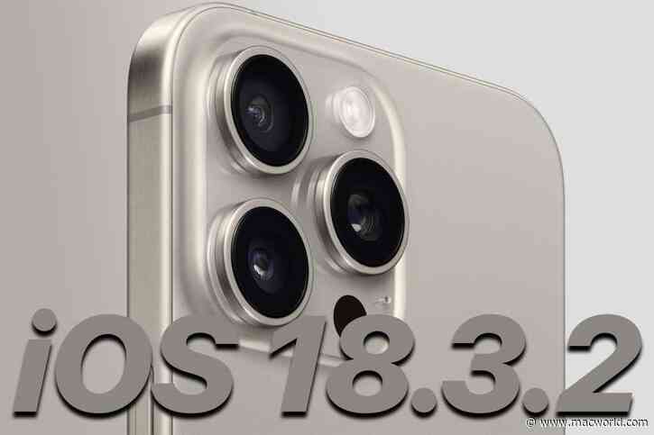 iOS 18.3.2 is released with a single critical WebKit fix