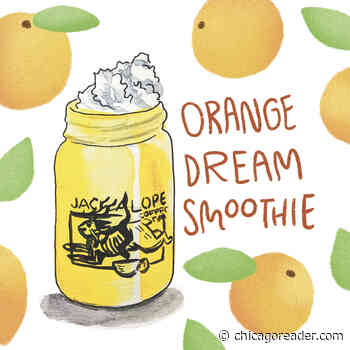 Orange Dream smoothie at Jackalope Coffee & Tea House