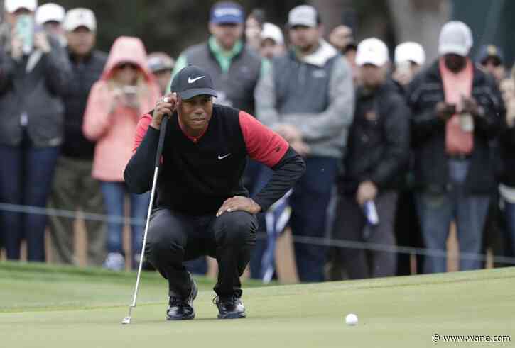 Tiger Woods says he ruptured his Achilles tendon