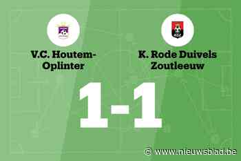 Houtem-Oplinter B en Zoutleeuw delen de punten
