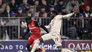 Bayer Leverkusen gegen FC Bayern München jetzt im Live-Ticker: Bayer muss noch in Halbzeit eins wechseln