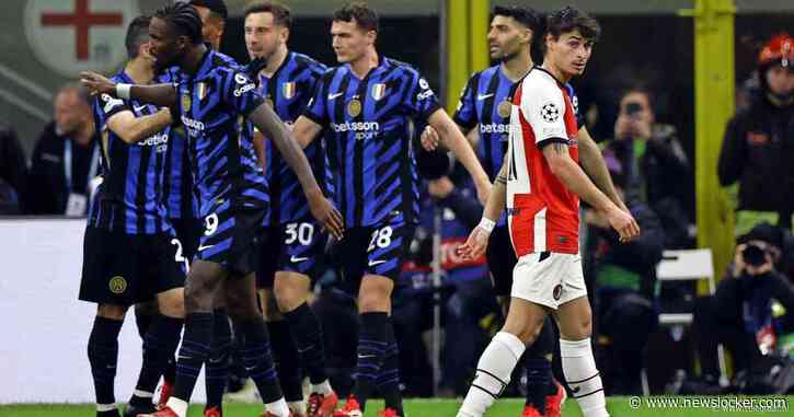 Feyenoord en Robin van Persie zien Champions League-avontuur eindigen met verlies tegen Internazionale