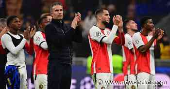 Robin van Persie zag een kranig Feyenoord: ’Ze zijn blijven gaan tegen Internazionale’