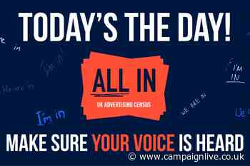 All In Census 2025: Organisers seeking 'biggest response yet' as adland survey opens