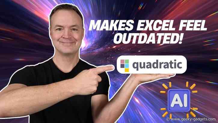 AI Spreadsheets : Why Quadratic is the Future of Data Management