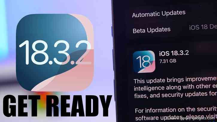iOS 18.3.2: What to Expect in the Upcoming Update