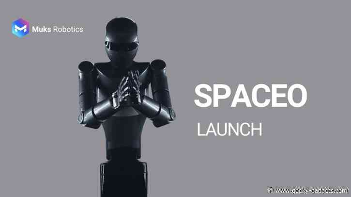 Spaceo Industrial Humanoid Robot Unveiled by Muks Robotics