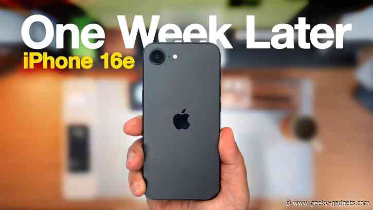 iPhone 16e: One Week Later – Did It Live Up to the Hype?