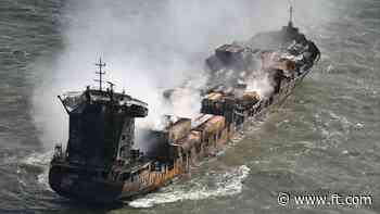 Ships captain arrested after North Sea collision