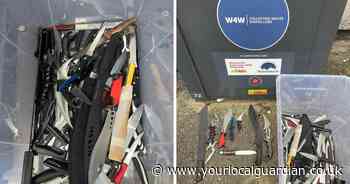 St George's Hospital’s weapon bin collects 87 knives and sharp objects