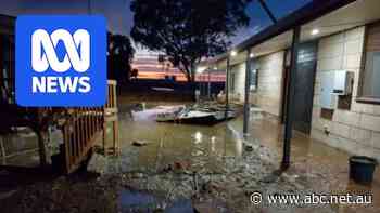 Water storage tank bursts flooding Nhill streets and damaging homes, structures