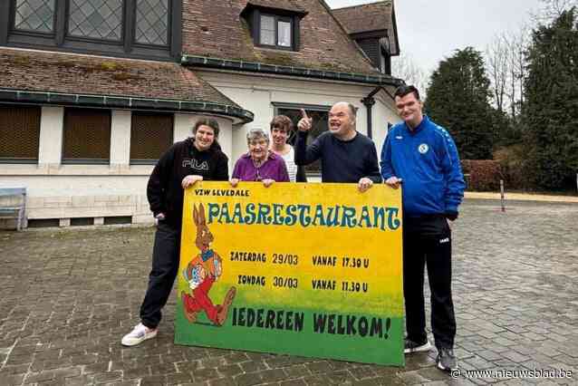 Paasrestaurant ten voordele van woon- en begeleidingscentrum Levedale