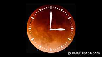 What time is the 'Blood Moon' total lunar eclipse tomorrow?