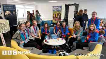 Guides earn their police challenge badges