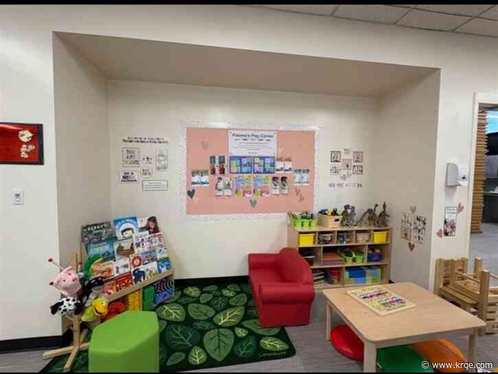 UNM Early Childhood Services Center helps open children's play area at BCSO command center