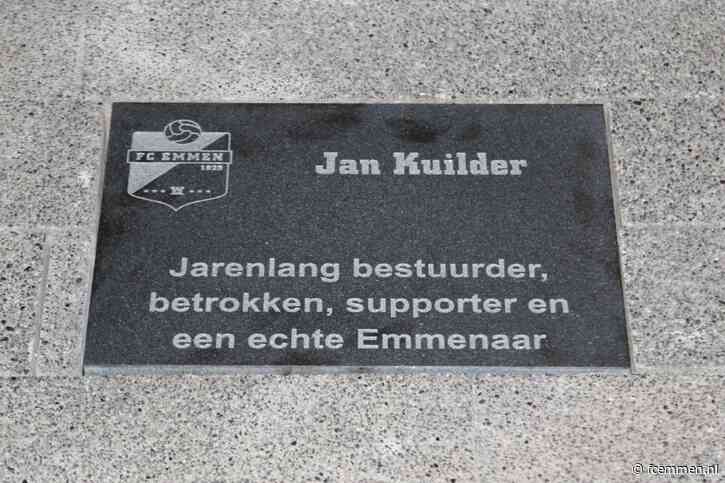 Eretegel gelegd voor Jan Kuilder