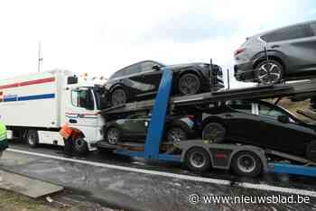 Verkeershinder aan Beverentunnel door Kop-staartaanrijding tussen twee vrachtwagens
