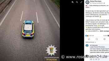„Wie das schlechte WLAN“: Polizei lässt sich über Mittelspurschleicher aus - User begeistert