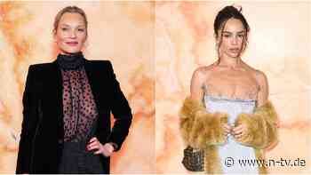 Erotik bei der Fashion Week: Kate Moss und Zoë Kravitz feiern Mode ohne BH
