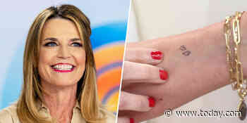 Savannah Guthrie's kids designed her 2nd tattoo. See the final product