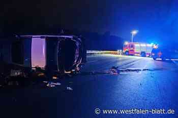 A2 bei Bielefeld nach Unfall voll gesperrt