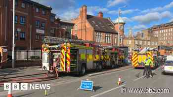 Bedroom fire sees charity base evacuated