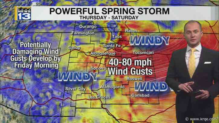 Powerful spring storm on the way Thursday and Friday