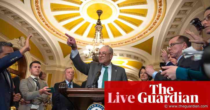 Chuck Schumer says Democrats will not support ‘partisan’ Republican funding bill to avoid shutdown – as it happened