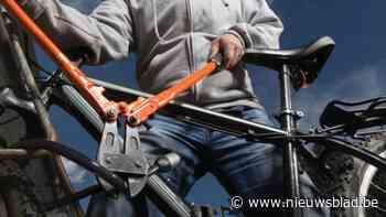 Dieven stelen fiets uit tuin