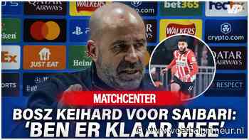 Positieve Bosz na uitschakeling van PSV: 'Dat contrast is heel groot'