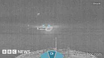 Watch moment cargo ship and oil tanker collide in North Sea