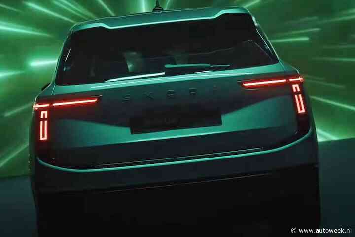 Skoda toont zevenzits EV: productieversie Vision 7S is onderweg