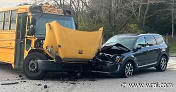 School bus and SUV crash in Raleigh, no injuries reported