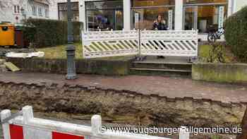 Baustelle vor Laden: „Wir sind von Laufkundschaft abgeschnitten“